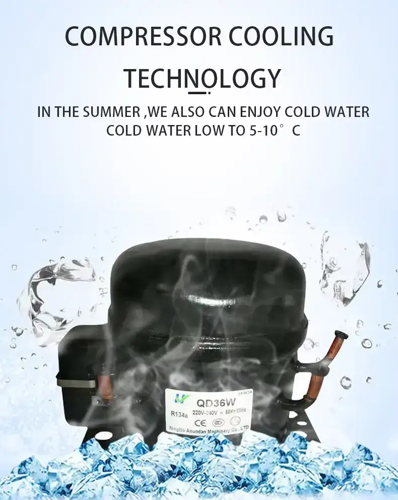 Hot and Cold RO Water Dispenser filter system